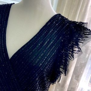 Adrianna Papell black gown